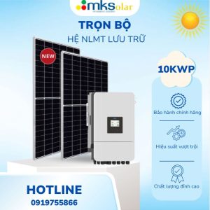 Hệ thống Năng lượng mặt trời 10KW Lưu Trữ 1 Pha
