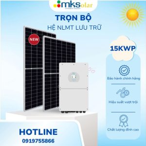 Hệ thống Năng lượng mặt trời 15KW Lưu Trữ 1 Pha