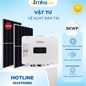 Vật tư Năng lượng mặt trời 3KW Bám Tải