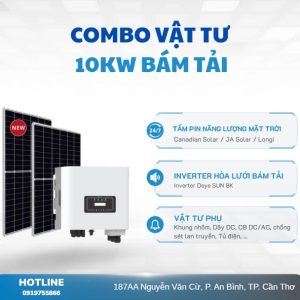 Vật tư Năng lượng mặt trời 10KW Bám Tải